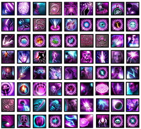 游戏UI技能BUFF图标素材