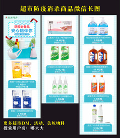 超市防疫海报