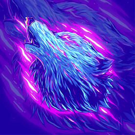 狼  海报  团队 LOGO 