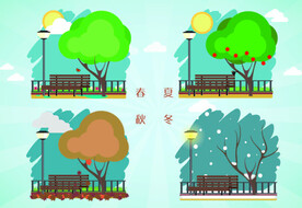 春夏秋冬四季交替