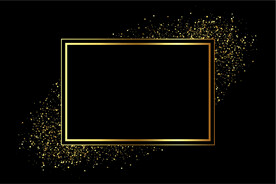 黄金边框