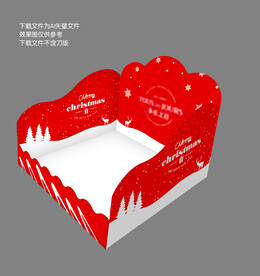 圣诞节蛋糕围边