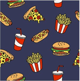 汉堡包 薯条 可乐