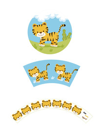 卡通老虎儿童餐具