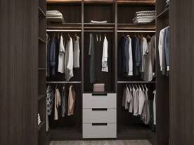全屋定制现代衣帽间效果图图片