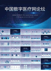 蓝色中国数字医疗玩论坛PPT