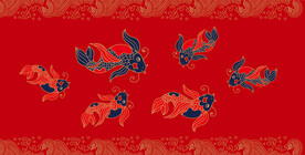 年年有余新年贺卡