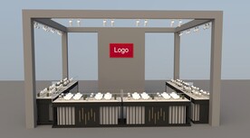 珠宝路演展台su模型