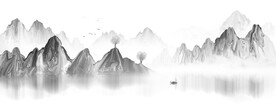 新中式山水画