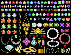 矢量钻石珠宝奢侈品宝石水晶首饰