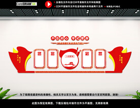 党员学习园地文化墙