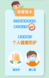勤洗手戴口罩卫生防护