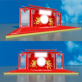 2022虎年商场小舞台