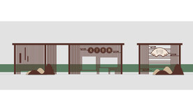 户外中式庭院景观