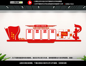 党建宣传展板背景