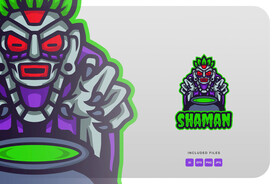 土著部落玛雅人巫师萨满矢量插图