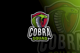 凶猛眼镜蛇矢量插图