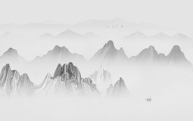 水墨山水画
