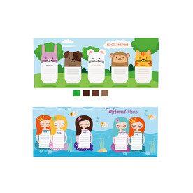 动物小女孩卡通设计