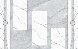 晶瓷画现代简约大理石纹背景墙