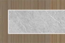 晶瓷画现代简约大理石纹背景墙