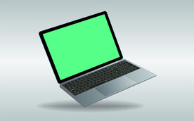 AI笔记本电脑设计矢量素材