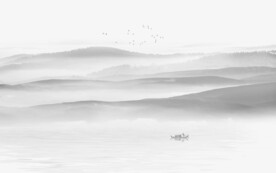 水墨山水画