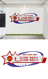 2022新年贺词励志文化墙设计