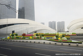 花坛花境景观设计效果图