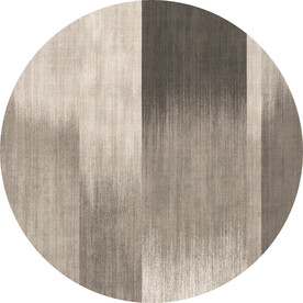 几何条纹圆形地毯