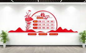 社会主义核心价值观形象墙