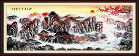 国画山水画