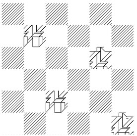 棋盘格烧花设计