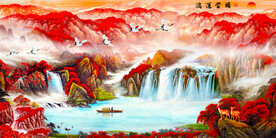 鸿运当头装饰画