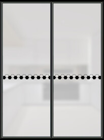 高清分层透明底推拉门玻璃打印图