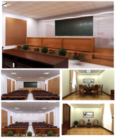 会议室 餐厅效果图