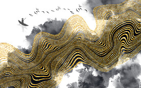 装饰画 线条抽象画