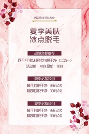 医美/纹绣/美甲价格表