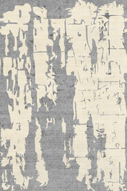 抽象条纹水墨地毯