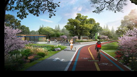 绿道景观设计效果图