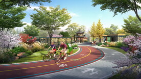 绿道景观效果图