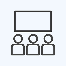 看电影简约图标