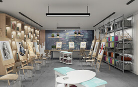 学校画室画架美术器材画板