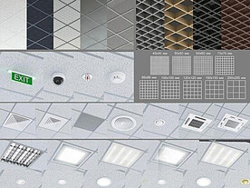 壁挂空调风口铝扣板浴霸摄像头筒