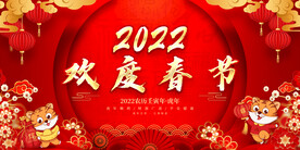 欢度春节展板 