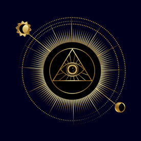 神秘学月亮图标