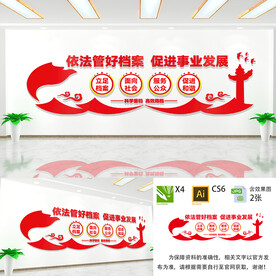 档案管理文化墙