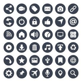 手机网页相关图标