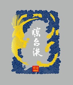 龙凤纹理矢量图设计元素