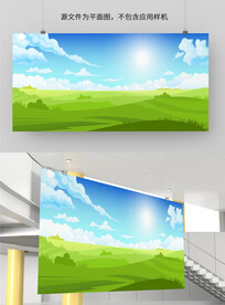 春季插画海报设计